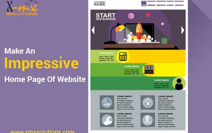 Make An Impressive Home Page Of Website
